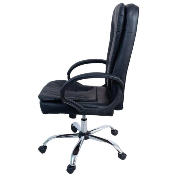 Cadeira de Escritório Presidente Prizi Sturdy – Preta – Suporta até 200Kg - Imagem 2