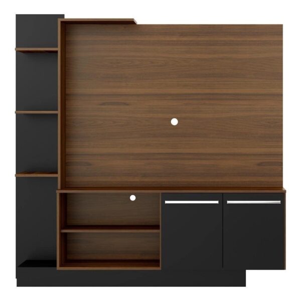 Estante Home Theater para TV até 55 Pol. Denver Multimóveis MadeiradoPreto - Imagem 3